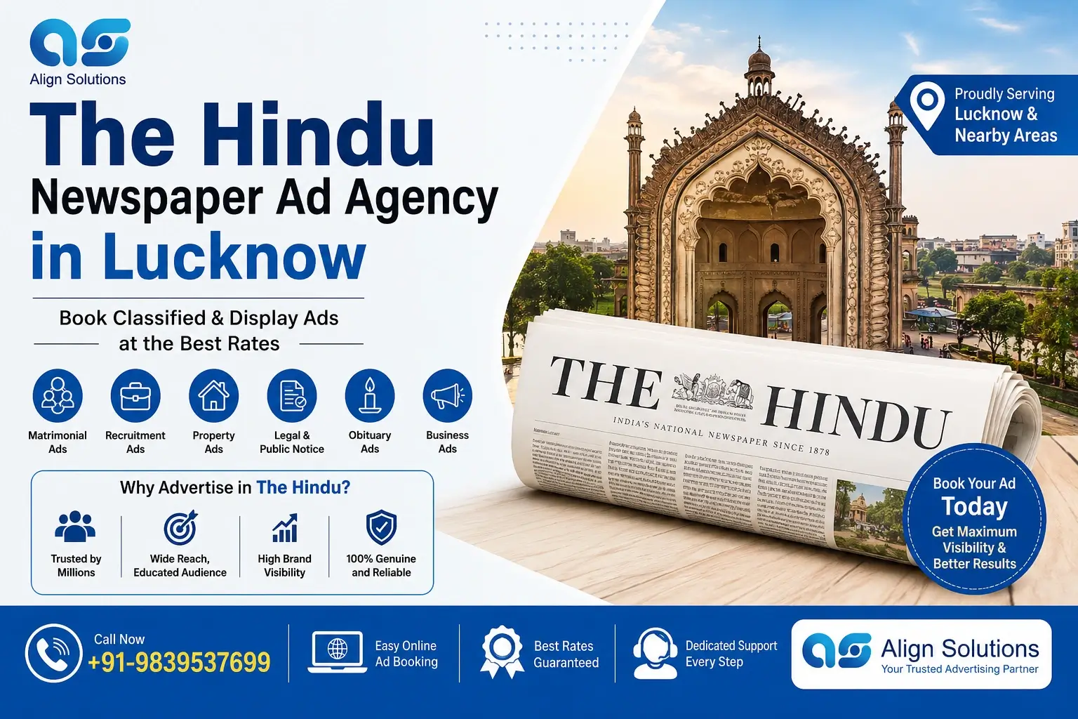 The Hindu Newspaper Ad Booking